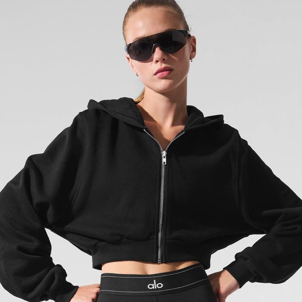 alo Sweet Escape Zip Up Hoodie